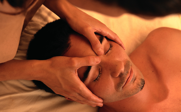 Conscious touch massage